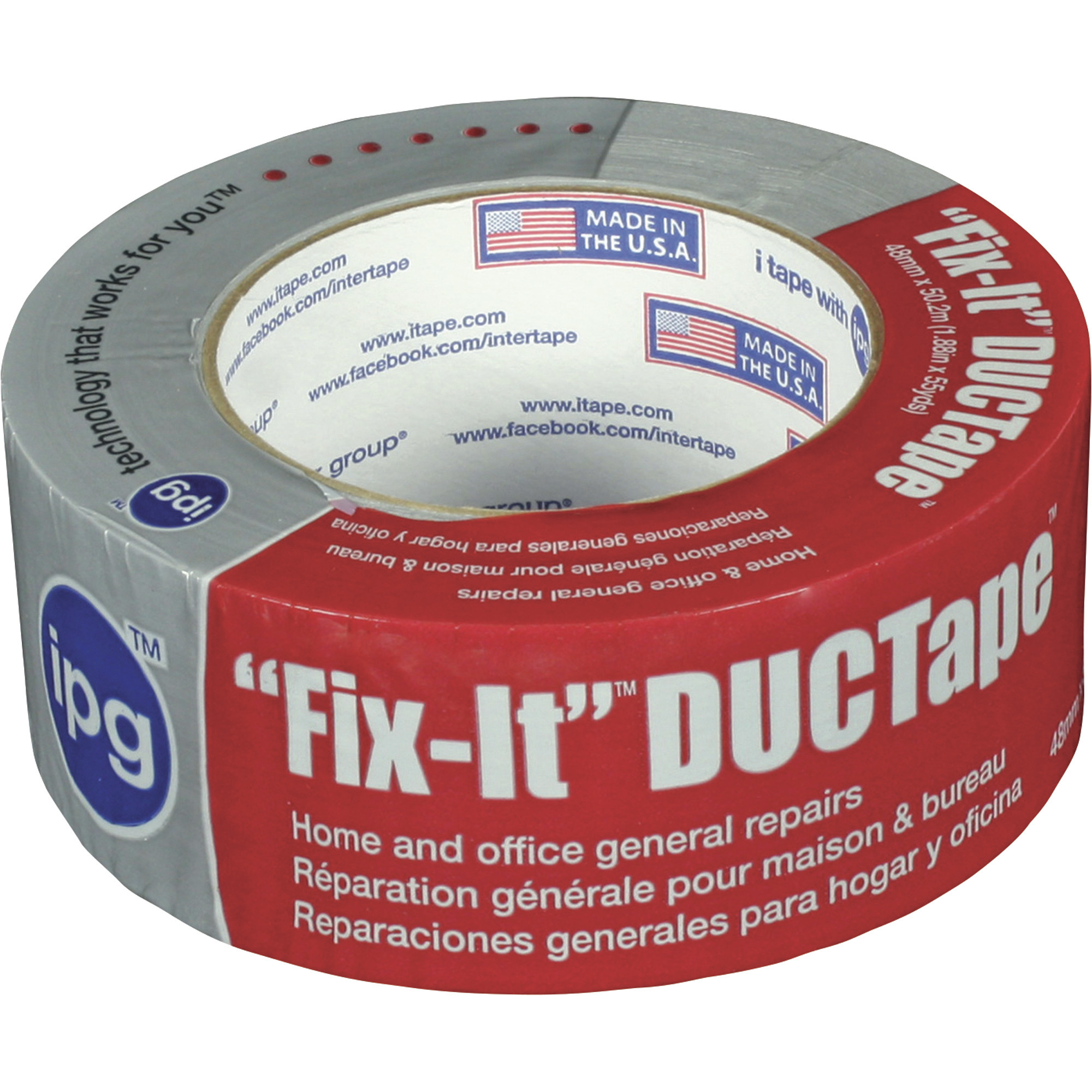 Gray (Duct) Tape, 2in. x 55 Yard Length
